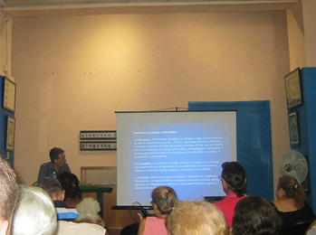 Juan Estadella in Seminar on Astrology in Havana (Cuba), 2018. 