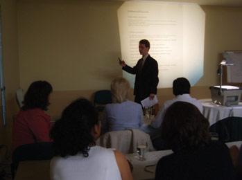 Seminar on Mundane Astrology in Bogot� (Colombia), 2007.